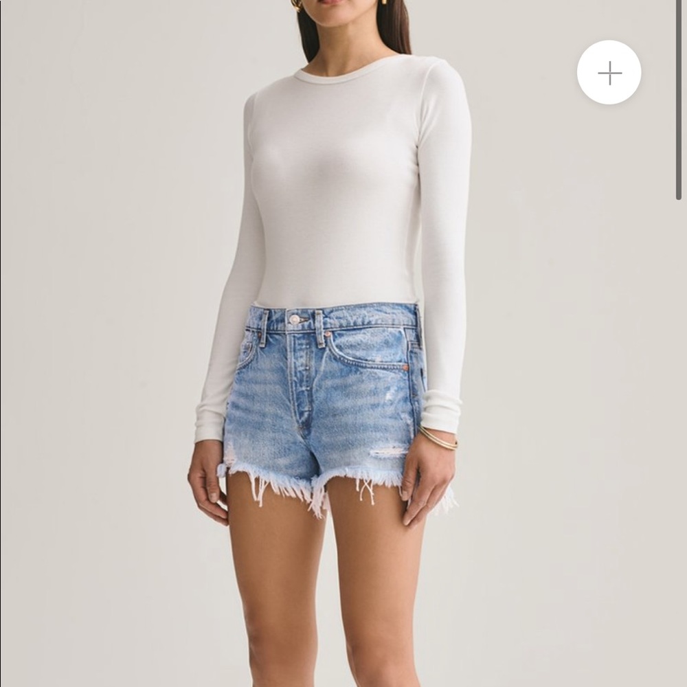 AGOLDE Parker Vintage Cut-Off Shorts in Swapmeet